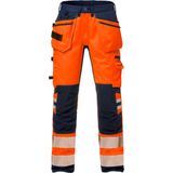 Fristads Hi Vis Werkbroek Stretch Klasse 2 2707 Plu - Hi-Vis geel/zwart