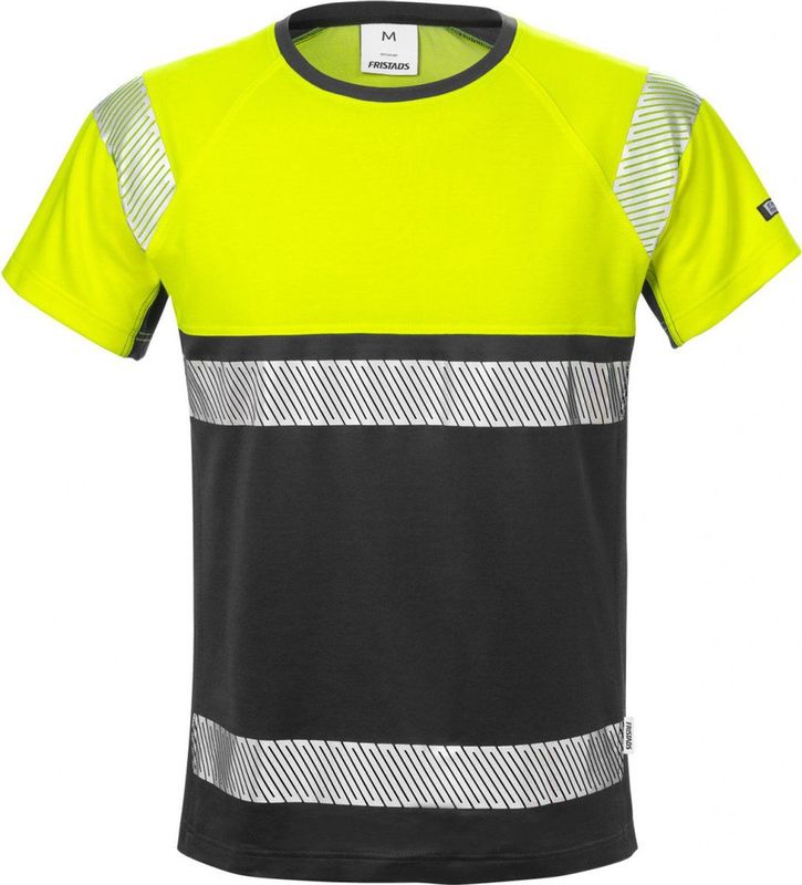 Fristads Hi Vis T-Shirt Klasse 1 7518 Thv - Hi-Vis geel zwart