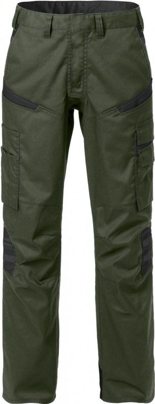 Fristads Broek Dames 2554 Stfp - Legergroen/zwart
