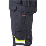 Fristads Flamestat high vis werkbroek stretch klasse 1 2163 ATHF Hi-Vis geel/marineblauw maat C44