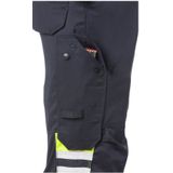Fristads Flamestat Hi Vis Broek Stretch Klasse 1 2162 Athf - Hi-Vis geel/marineblauw