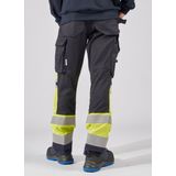 Fristads Flamestat Hi Vis Broek Stretch Klasse 1 2162 Athf - Hi-Vis geel/marineblauw