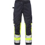 Fristads Flamestat Hi Vis Broek Stretch Klasse 1 2162 Athf - Hi-Vis geel/marineblauw