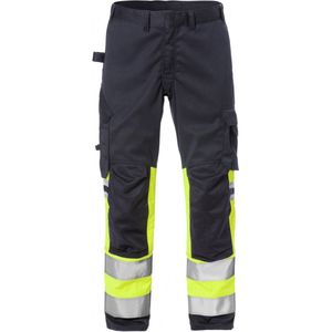 Fristads Flamestat Hi Vis Broek Stretch Klasse 1 2162 Athf - Hi-Vis geel/marineblauw