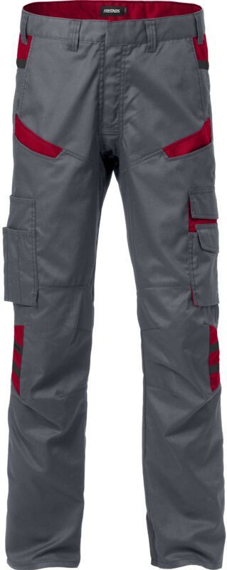Fristads Broek 2552 Stfp - Grijs/Rood