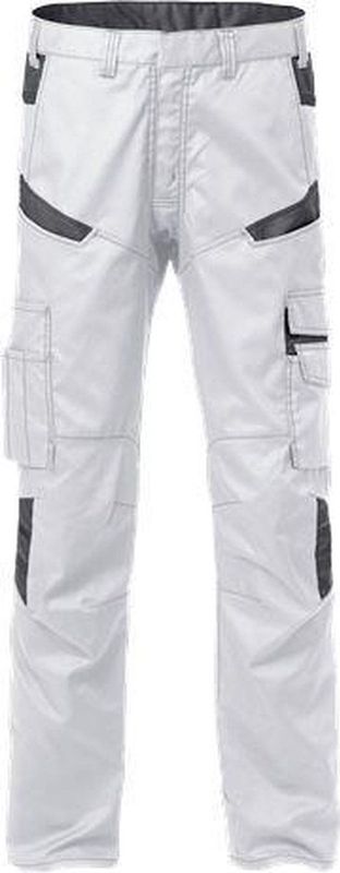 Fristads Broek 2552 Stfp - Wit/Grijs