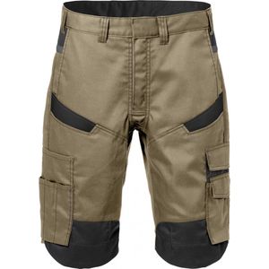 Fristads Korte Broek 2562 Stfp - Khaki/Zwart
