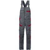 Fristads - 1555 STFP - Werkoverall - Grijs/Rood - CORDURA® - Mechanische Stretch
