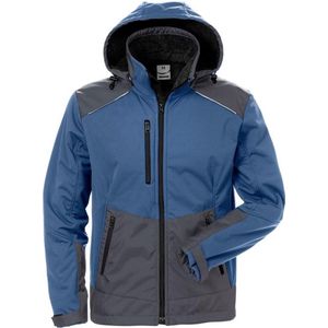 Fristads - Softshell Winterjack 4060 Cfj - Blauw/Grijs - Materiaal