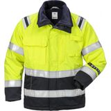 Fristads Flamestat high vis winterjack dames klasse 3 4285 ATHS Hi-Vis geel/marineblauw maat XS