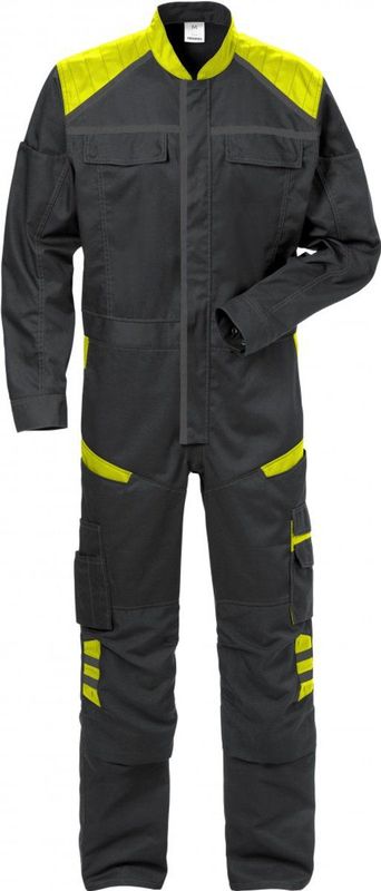 Fristads - Overall 8555 STFP - Zwart/hi-vis geel - Werkoverall