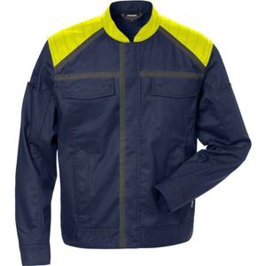 Fristads - Jack 4555 STFP - Marineblauw/hi-vis geel - Werkjack