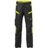 Fristads Broek 2552 Stfp - Zwart/hi-vis geel