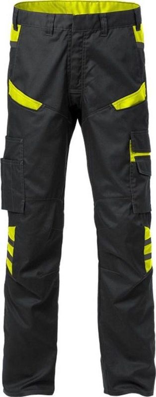 Fristads Broek 2552 Stfp - Zwart/hi-vis geel