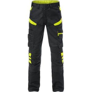 Fristads Broek 2555 Stfp - Zwart/hi-vis geel