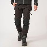 Fristads - Werkbroek Stretch 2604 - Katoen - Zwart - CORDURA® Verstevigingen