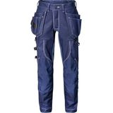 Fristads - Werkbroek Stretch 2604 - Katoen - Zwart - CORDURA® Verstevigingen