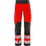 Fristads Hi Vis Werkbroek Klasse 2 Flexforce - Hi-Vis geel/marineblauw
