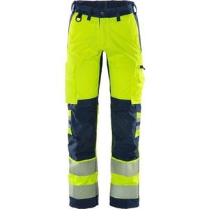Fristads Hi Vis Werkbroek Klasse 2 Flexforce - Hi-Vis geel/marineblauw
