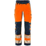 Fristads Hi Vis Werkbroek Klasse 2 Flexforce - Hi-Vis oranje/marineblauw