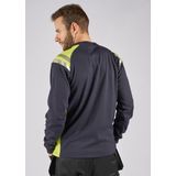 Fristads - Flamestat T-Shirt Lange Mouwen - Marineblauw/hi-vis geel - V-hals - 54% modacryl, 44% katoen, 2% antistatische vezels