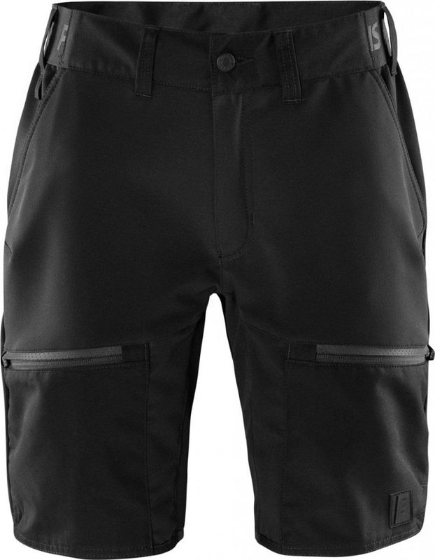 Fristads Carbon semistretch korte broek - Zwart
