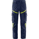 Fristads - Stretch Werkbroek 2653 Lws - Marineblauw/hi-vis geel - Lichtgewicht 4-way Stretchmateriaal