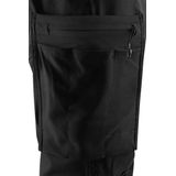 Fristads - Stretch Werkbroek 2653 Lws - Zwart/hi-vis geel - Lichtgewicht 4-way stretchmateriaal