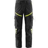 Fristads - Stretch Werkbroek 2653 Lws - Zwart/hi-vis geel - Lichtgewicht 4-way stretchmateriaal