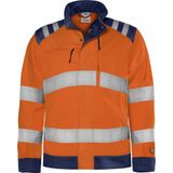 Fristads High vis Green jack klasse 3 4067 GPLU - Hi-Vis oranje/marineblauw
