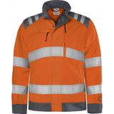 Fristads High vis Green jack klasse 3 4067 GPLU - Hi-Vis Oranje/Grijs