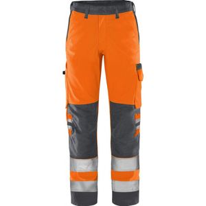 Fristads high vis Green broek klasse 2 2651 GPLU - Hi-Vis Oranje/Grijs