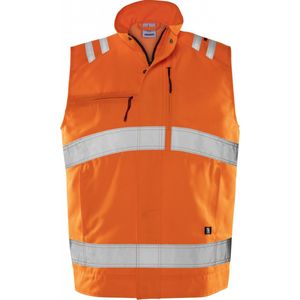 Fristads High vis Green vest klasse 2 5067 GPLU Hi-Vis Oranje maat S