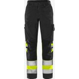 Fristads High vis Green broek dames klasse 1 2652 GPLU Hi-Vis Oranje/Marineblauw maat 34