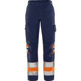 Fristads High vis Green broek dames klasse 1 2652 GPLU Hi-Vis Oranje/Marineblauw maat 34