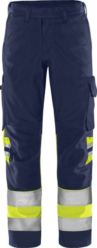 Fristads - High Vis - Broek - Groen - Klasse 1 - 2649 GPLU