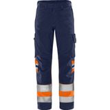 Fristads High vis Green broek klasse 1 2649 GPLU - Hi-Vis oranje/marineblauw