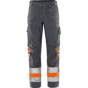Fristads High vis Green broek klasse 1 2649 GPLU - Hi-Vis Oranje/Grijs