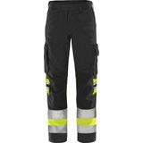 Fristads High vis Green broek klasse 1 2668 GPLU Hi-Vis Geel/Marineblauw maat C146