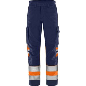 Fristads High vis Green broek klasse 1 2668 GPLU - Hi-Vis oranje/marineblauw