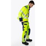 Fristads High Vis Green werkbroek stretch klasse 2 2644 GSTP - Hi-Vis oranje/marineblauw