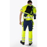 Fristads High Vis Green werkbroek stretch klasse 2 2644 GSTP - Hi-Vis oranje/marineblauw