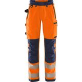 Fristads High vis Green broek dames stretch klasse 2 2665 GSTP - Hi-Vis oranje/marineblauw