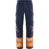 Fristads High vis Green broek klasse 1 2647 GSTP - Hi-Vis oranje/marineblauw