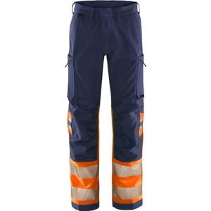 Fristads High vis Green broek klasse 1 2647 GSTP - Hi-Vis oranje/marineblauw