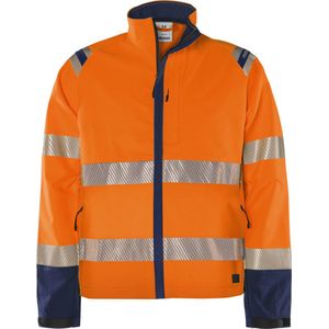 Fristads High vis Green stretch jack klasse 3 4647 GSTP Hi-Vis Oranje/Marineblauw maat XL