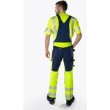 Fristads - High Vis - Amerikaanse Overall - Groen - Klasse 2 - Stretch