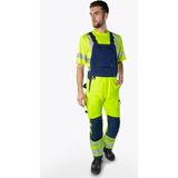 Fristads - High Vis - Amerikaanse Overall - Groen - Klasse 2 - Stretch