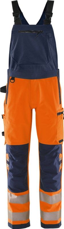 Fristads - High Vis - Amerikaanse Overall - Groen - Klasse 2 - Stretch