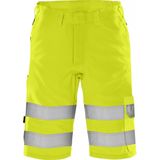 Fristads High vis Green korte broek klasse 2 2650 GPLU - Hi-Vis geel